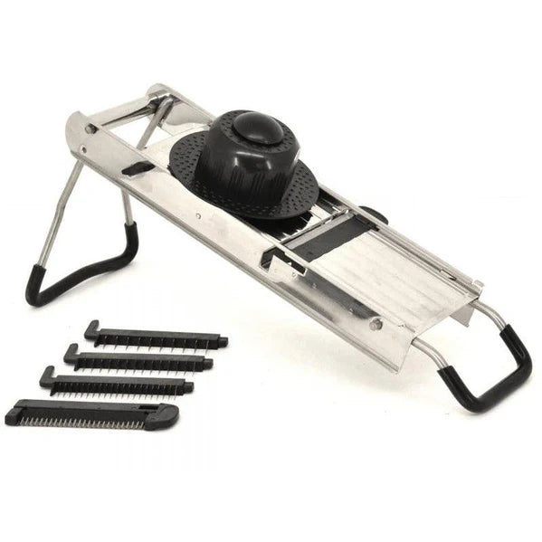 Stainless Steel Mandoline Slicer with 5 Interchangeable Blades - 13659