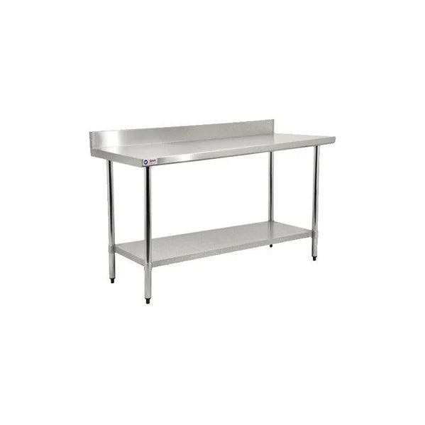 24" x 36" Stainless Steel Table With Backsplash
