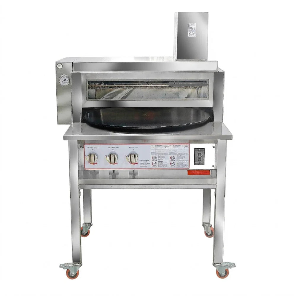 RFE 39" x 34" Stainless Steel Rotative Tandoor Oven - CA-30 Deluxe