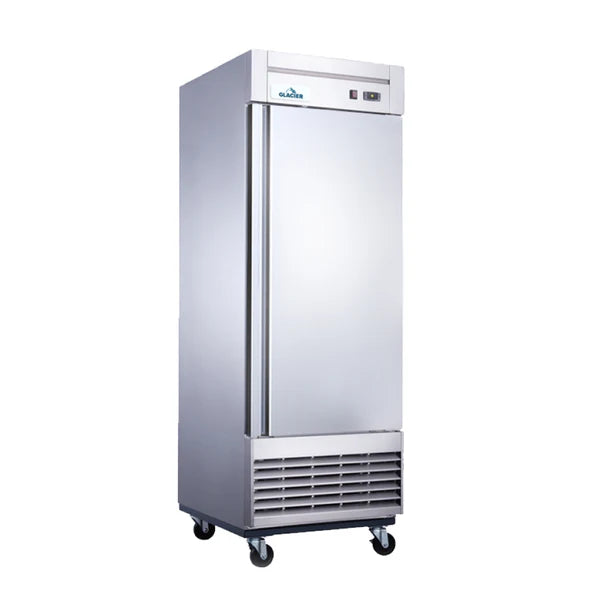 27" Bottom Mount Solid 1-Door Reach-In Refrigerator