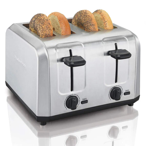 4-Slice Stainless Steel Bread Toaster