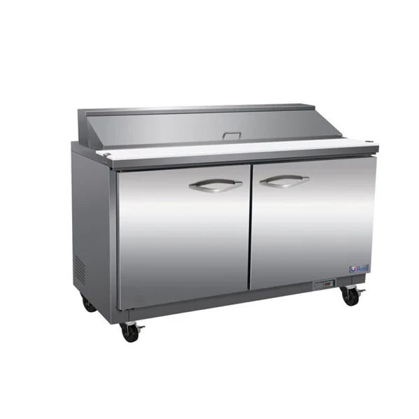 48" 2-Door Sandwich Prep Table