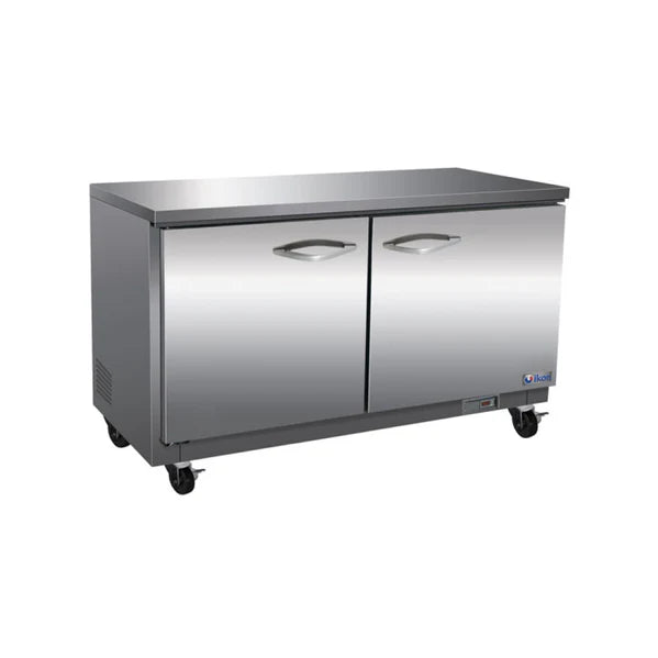 48" Solid 2-Door Undercounter Refrigerator