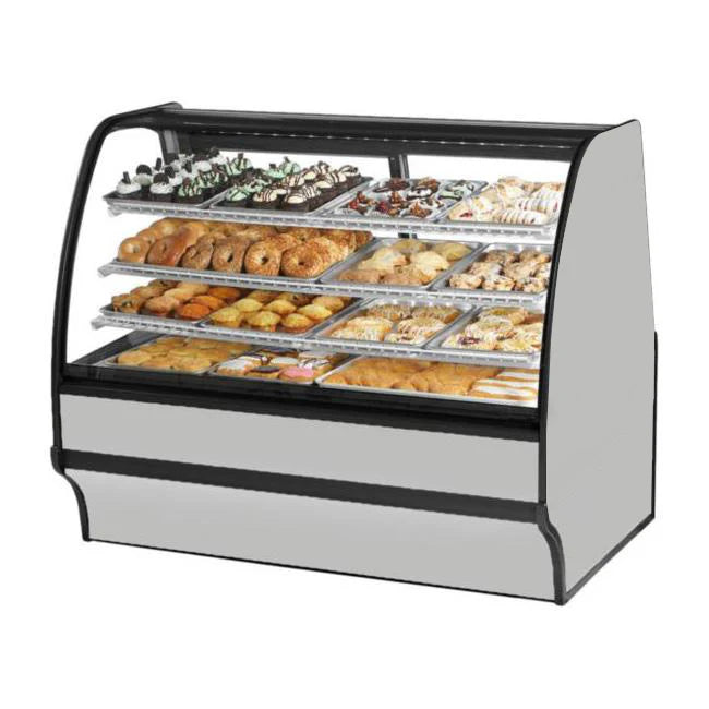 59" Stainless Steel Dry Merchandising Display Case