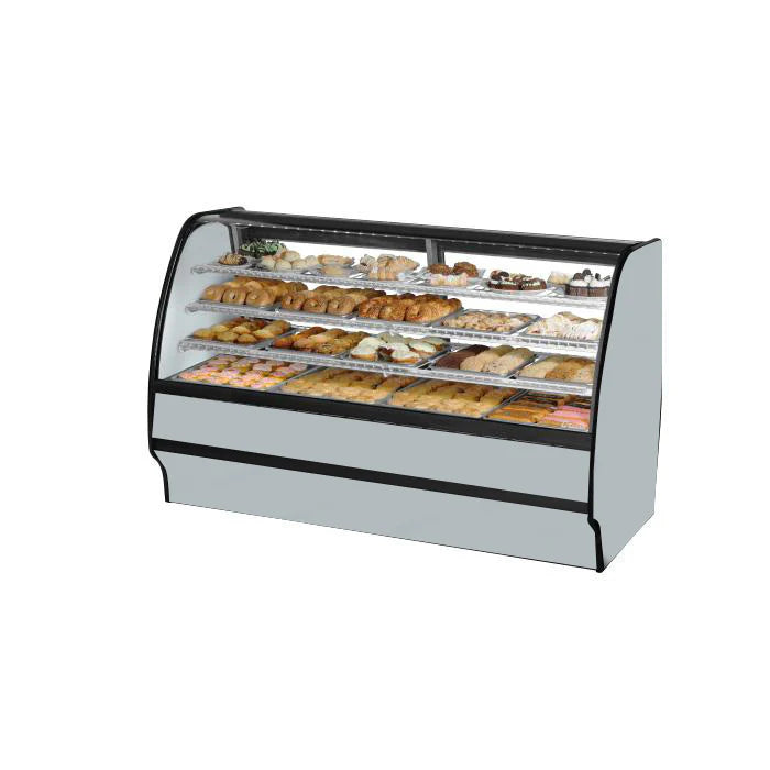 77" Stainless Steel Dry Merchandising Display Case