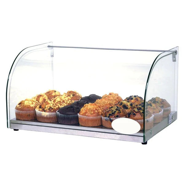 25L Countertop Bakery Display Case with Curved Front Glass