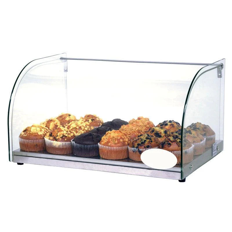 25L Countertop Bakery Display Case with Curved Front Glass