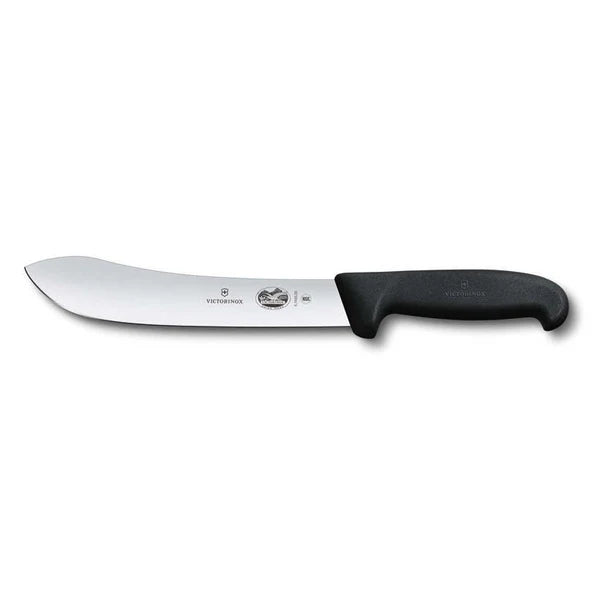 Fibrox 9.8" Safety Nose Slaughter and Butcher's Knife - 5.7403.25