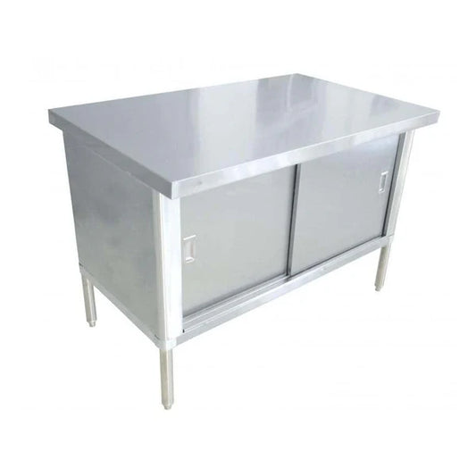 30" x 48" Stainless Steel Knockdown Worktable Flush Edge - 28639