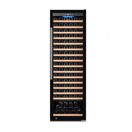 27" Single Zone Black Glass Wine Cooler, 192 Bottle - 48259