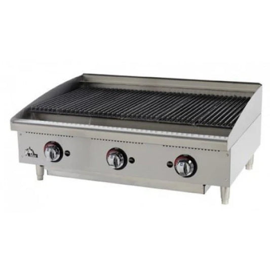 36" Radiant Gas Charbroiler - 120,000 BTU