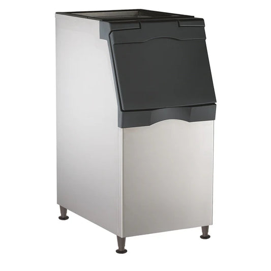 B322S 22" Modular Ice Storage Bin with Metallic Exterior - 370 Lbs. Capacity