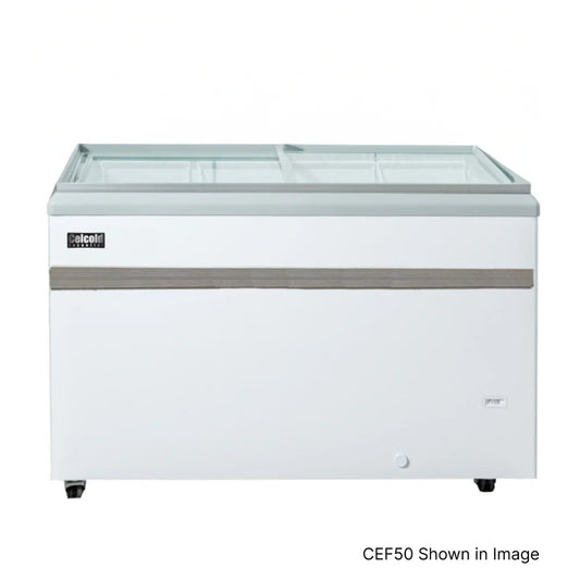 Celcold 50" Glass Sliding Door Ice Cream Cabinet - CEF50