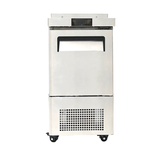 17" Slim 1-Door Sandwich Prep Table - 3.7 Cu.Ft.