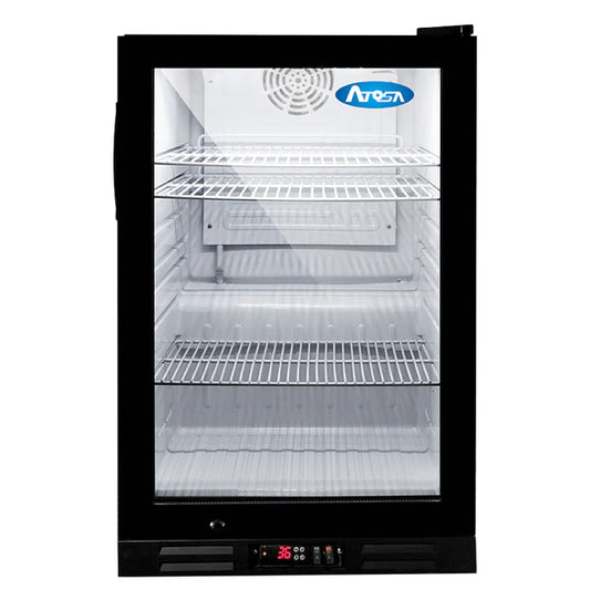21" Countertop Glass Door Refrigerator Merchandiser - 4.6 Cu. Ft