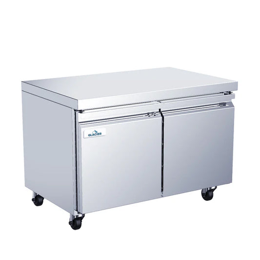 48" Solid 2-Door Undercounter Refrigerator