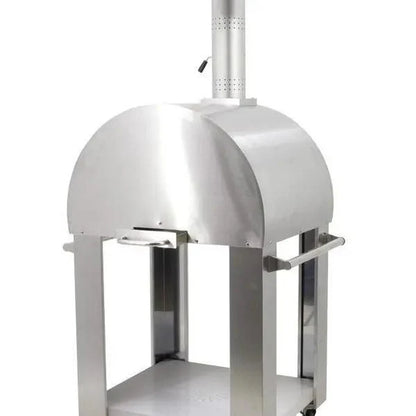32" Stainless Steel Wood Fired Pizza Oven With Stand
