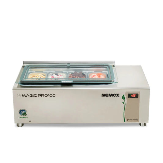 4 Magic Pro100 i-Green Countertop Ice Cream Storage Case