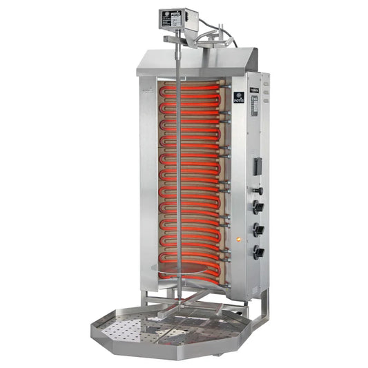 10.2 Lb. Electric 3-Burner Vertical Doner Kebab Machine - 49064 - 120/208V