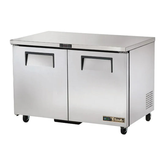 48" 2 Solid Door Undercounter Refrigerator