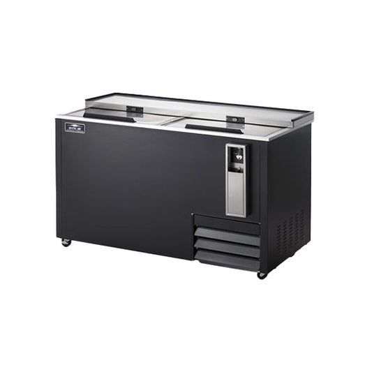 HORIZONTAL BOTTLE COOLER – TWO LID – 65″