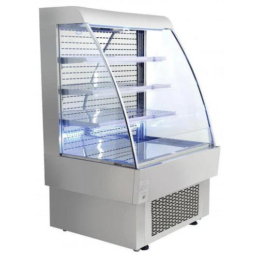 40" Open Refrigerated Floor Display Case - 13.42 Cu. Ft.