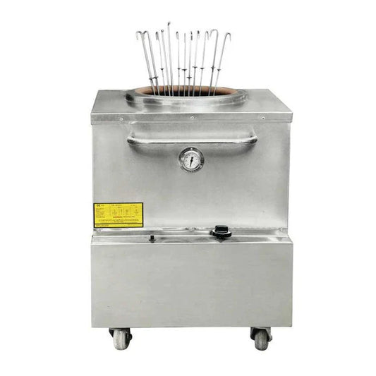 32” x 32” Stainless Steel Tandoor Clay Oven - Natural Gas - 44285