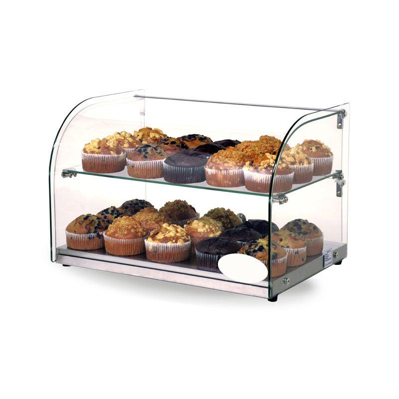 45L Countertop Bakery Display Case with Curved Front Glass