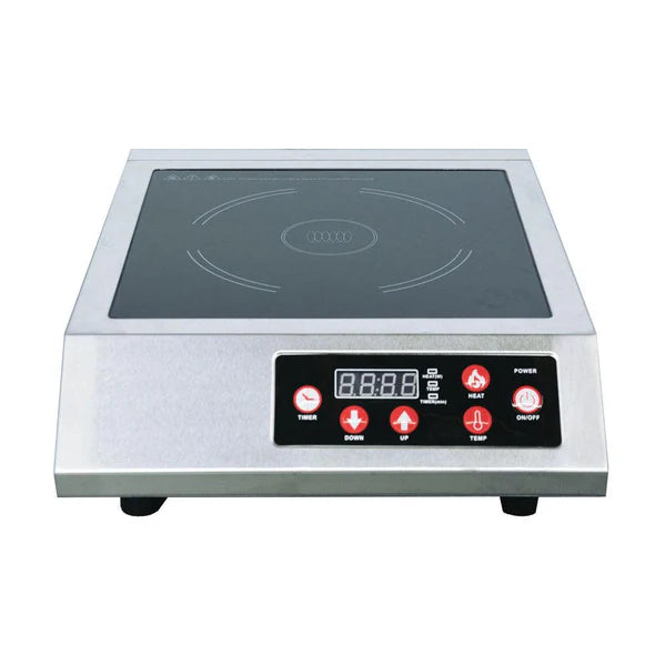 11" x 11" Stainless Steel Commercial Countertop Induction Cooker 1.8 kW, 120V - 44415