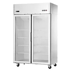 52" Top-Mount Glass 2-Door Merchandising Freezer - 43.2 Cu. Ft.