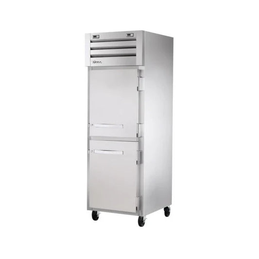 30" Solid Half Swing 2-Door Reach-In Freezer