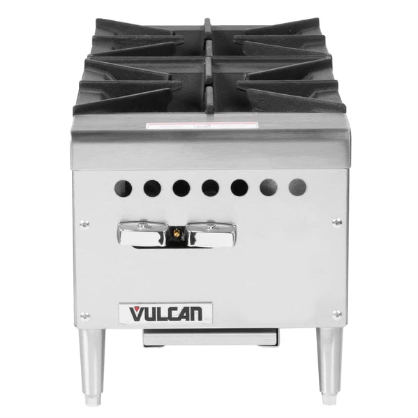 Natural Gas 12” Countertop 2-Burner Hot Plate - 50,000 BTU