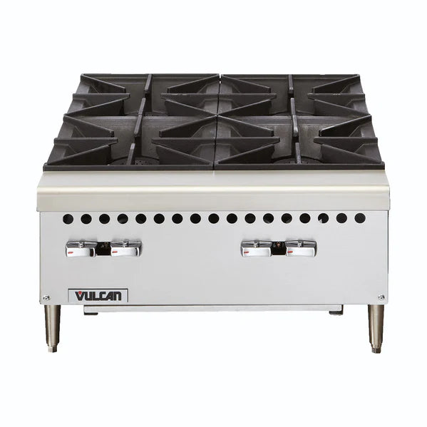 24” Countertop 4-Burner Gas Hot Plate - 100,000 BTU